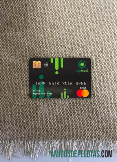 Croácia OTP Bank Master Cartão de Débito Photolook Front exemplo real